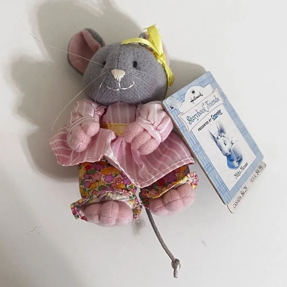 Vintage Hallmark Crayola Storybook Friends Mitzi Mouse w/Tags 4